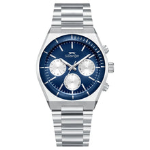 Load image into Gallery viewer, Slazenger Classic Chronograph Deep Blue Dial Silver Watch
