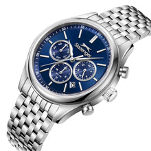 Load image into Gallery viewer, Slazenger Chronograph Blue Dial Silver Watch
