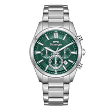 Load image into Gallery viewer, Slazenger Sport Multifunction Green Dial Metallic Watch
