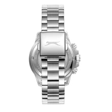 Load image into Gallery viewer, Slazenger Multifunction Blue Dial Silver Watch
