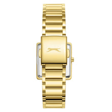 Load image into Gallery viewer, Slazenger Tank-Style Square-Case Gold Watch

