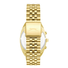 Load image into Gallery viewer, Slazenger Luminous Multifunction Silver Sunray Dial Gold
