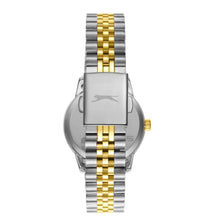 Load image into Gallery viewer, Slazenger Sport Multifunction Green Dial Two Tone Watch
