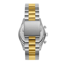 Load image into Gallery viewer, Slazenger Diver Multifunction Green Dial Two tone Watch
