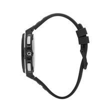 Load image into Gallery viewer, Quantum Black Chronograph Silicone Strap Men’s Watch
