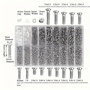 Watch Sunglasses & Electronics Screw Set x 1,000 - Watch
