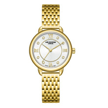 Load image into Gallery viewer, Lee Cooper Elegance Silver Dial Gold Watch - LC08287.130
