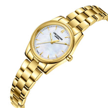Load image into Gallery viewer, Lee Cooper Sylara White MOP Dial Gold Watch - LC08299.120
