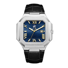 Load image into Gallery viewer, Beverly Hills Polo Club Roman Numeral Blue Dial Silver Date
