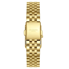 Load image into Gallery viewer, Lee Cooper Classic Square White Dial Gold Watch
