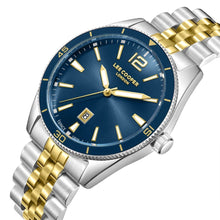 Load image into Gallery viewer, Lee Cooper Oswin Date Window Blue Dial Two Tone Watch
