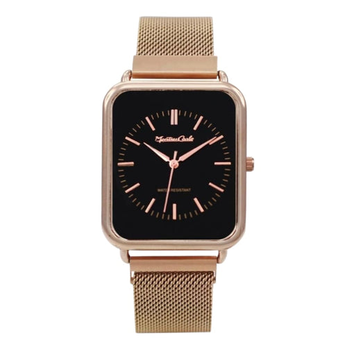 Montres Carlo Black Rose