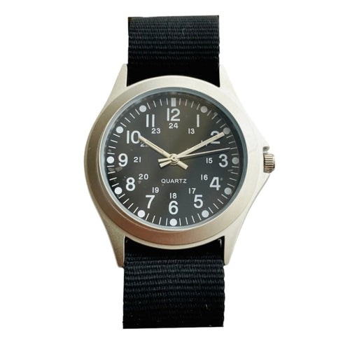Rothco Military Style Quartz Watch - Black